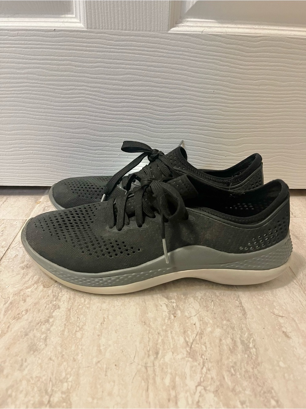 Crocs LiteRide Pacer 360 Black Slate Grey Mens 7 206715